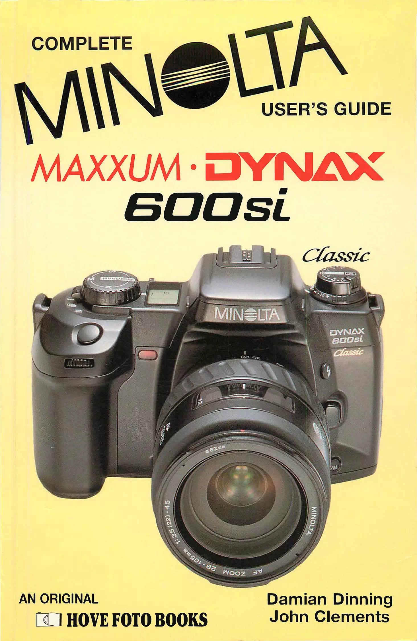 Minolta 600si User Guide - Damian Dinning